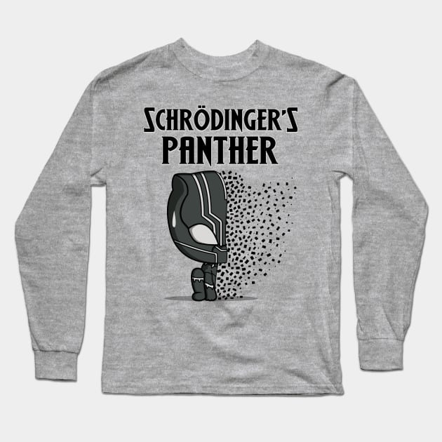 Schrödinger's Panther! Long Sleeve T-Shirt by Raffiti